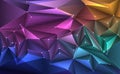 Vector 3D Illustration Geometric, Polygon, Line,Triangle pattern Royalty Free Stock Photo