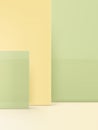 Vector 3D Illustration Minimal Studio Shot Spring / Summer Background