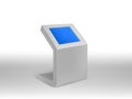 Vector 3d realistic digital informational kiosks, stands