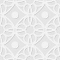 Vector 3d seamless geometric pattern background Royalty Free Stock Photo