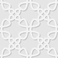 Vector 3d seamless geometric pattern background Royalty Free Stock Photo