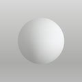 Vector 3d sphere. Realistic 3d ball.