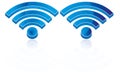 Vector 3D Wifi Wireless Connection Logo Wifi Icon Wifi Sign