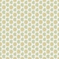 Vector Daffodil Flowers in Yellow Beige White on Green Background Seamless Repeat Pattern. Background for textiles Royalty Free Stock Photo