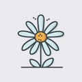 Vector daisy flower