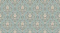 Vector damask border element and page decoration. Classical luxury border decoration pattern. Seamless texture for
