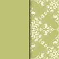 Vector damask frame Royalty Free Stock Photo