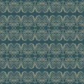 Vector damask seamless pattern background. Elegant luxury texture for wallpapers, backgrounds and page fill. Royalty Free Stock Photo