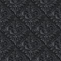 Vector damask seamless pattern background. Elegant