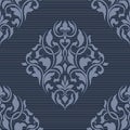 Vector damask seamless pattern element.