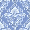 Vector damask seamless pattern element.