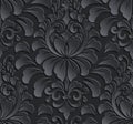 Vector damask seamless pattern element. Elegant