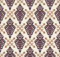 Vector damask seamless pattern