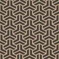 Vector damask seamless retro pattern background triangle geometry polygon cross frame chain line. Elegant luxury brown tone design Royalty Free Stock Photo