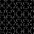 Vector damask vintage baroque ornament. Retro pattern antique style. Seamless floral pattern. Royal wallpaper. Gothic Royalty Free Stock Photo