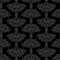 Vector damask vintage baroque ornament. Retro pattern antique style. Seamless floral pattern. Royal wallpaper. Gothic Royalty Free Stock Photo