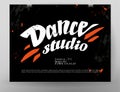 Vector dance studio logo.