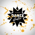 Vector dance studio logo.