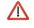 Vector Danger Warning Attention Sign Royalty Free Stock Photo