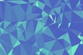 Vector Dark Blue Polygon Abstract modern Polygonal Geometric Triangle Background Royalty Free Stock Photo