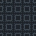 Vector dark monochrome geometric halftone seamless pattern with rhombuses, grid Royalty Free Stock Photo