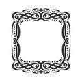 Vector decorative black frame