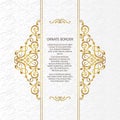 Vector decorative frame. Elegant element for design template.