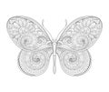 Vector Decorative Ornate Butterfly