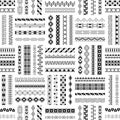 Vector decorative seamless patterns