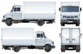 Vector delivery / cargo truck Royalty Free Stock Photo