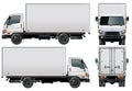 Vector delivery / cargo truck Royalty Free Stock Photo