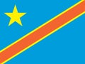 Democratic Republic of the Congo officially flag