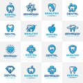 Vector dental icon.