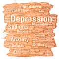 Vector depression mental emotional disorder problem