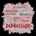 Vector depression mental emotional disorder problem