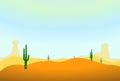 Vector desert background