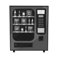 Vector design of automat and machine symbol. Collection of automat and sweets vector icon for stock.