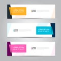 Vector design Banner backgrounds.