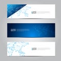 Vector design Banner technology background. Royalty Free Stock Photo