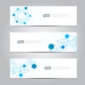 Vector design Banner technology background. Royalty Free Stock Photo
