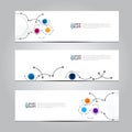 Vector design Banner technology background. Royalty Free Stock Photo