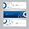 Vector design Banner technology background.