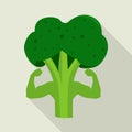 Isolated object of broccoli and vitamin symbol. Collection of broccoli and ingredient vector icon for stock.