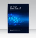 Vector design for Cover Report Annual Brochure Flyer in A4 size