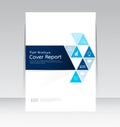 Vector design for Cover Report Annual Flyer Poster in A4 size Royalty Free Stock Photo