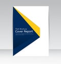 Vector design for Cover Report Annual Flyer Poster in A4 size Royalty Free Stock Photo