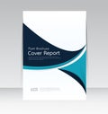 Vector design for Cover Report Annual Flyer Poster in A4 size Royalty Free Stock Photo