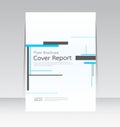 Vector design for Cover Report Annual Flyer Poster in A4 size Royalty Free Stock Photo