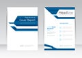 Vector design for Cover Report Annual Flyer Poster in A4 size Royalty Free Stock Photo