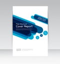 Vector design for Cover Report Annual Flyer Poster in A4 size